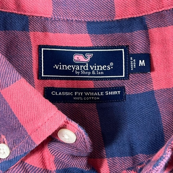 NWT Vineyard Vines Classic Whale Shirt Double Cloth Shirt Jacket Big Gingham - Picture 4 of 13